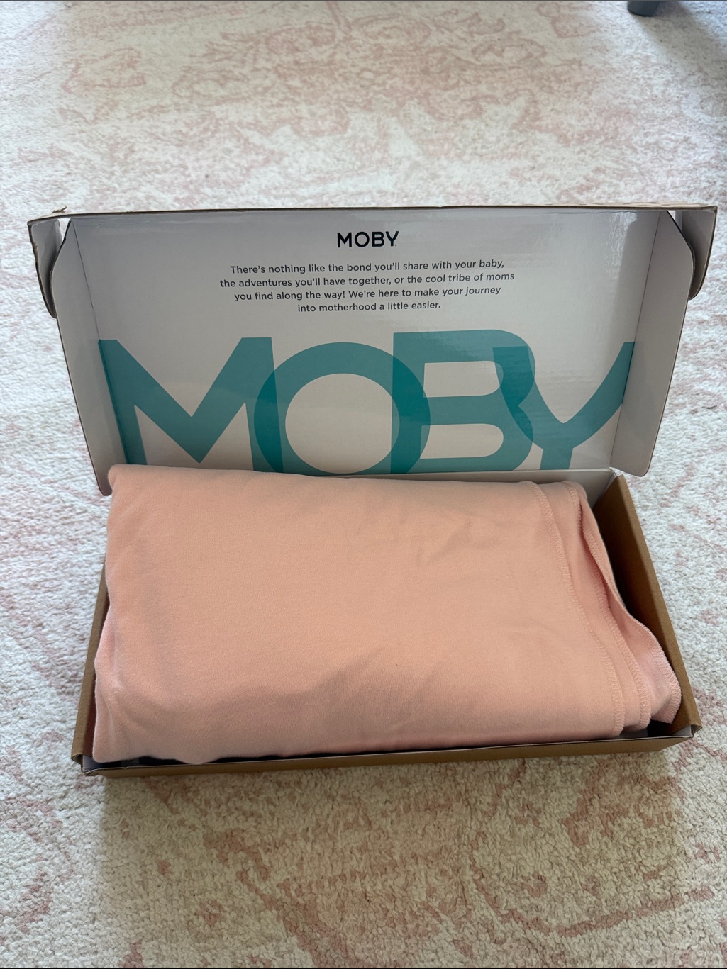 New Moby Women's Nursing Wrap - Pink